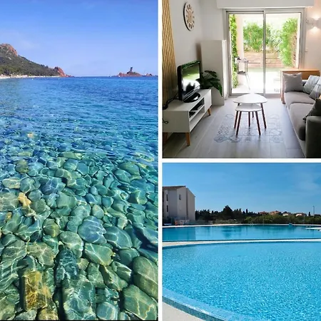 شقة Avec Jardin, Piscine, Plage, Tennis